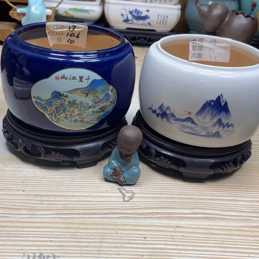 瓷片陶瓷花盆陶瓷艺术