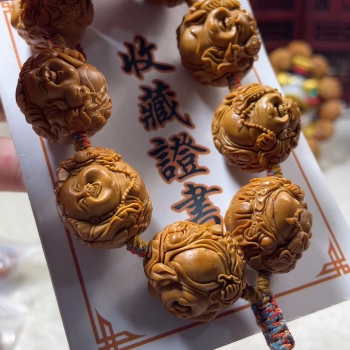 黑***馗吊坠橄榄核橄榄核