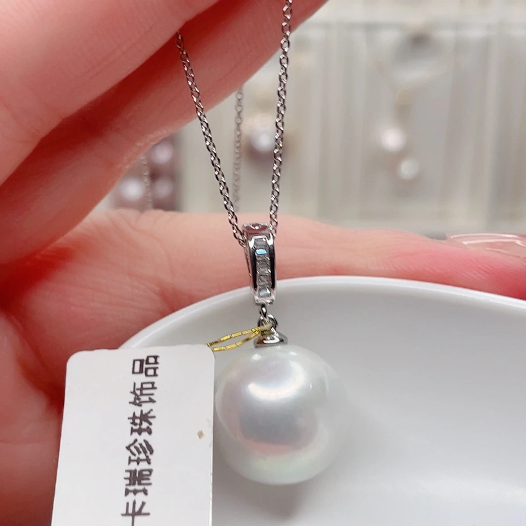 淡水珍珠合金吊坠(赠链)14