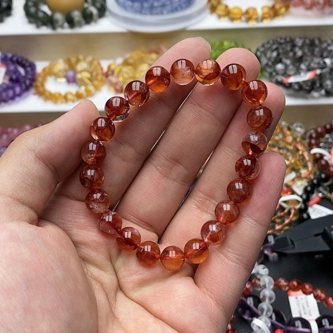 【闪购商品】水晶手链未镶嵌红胶花