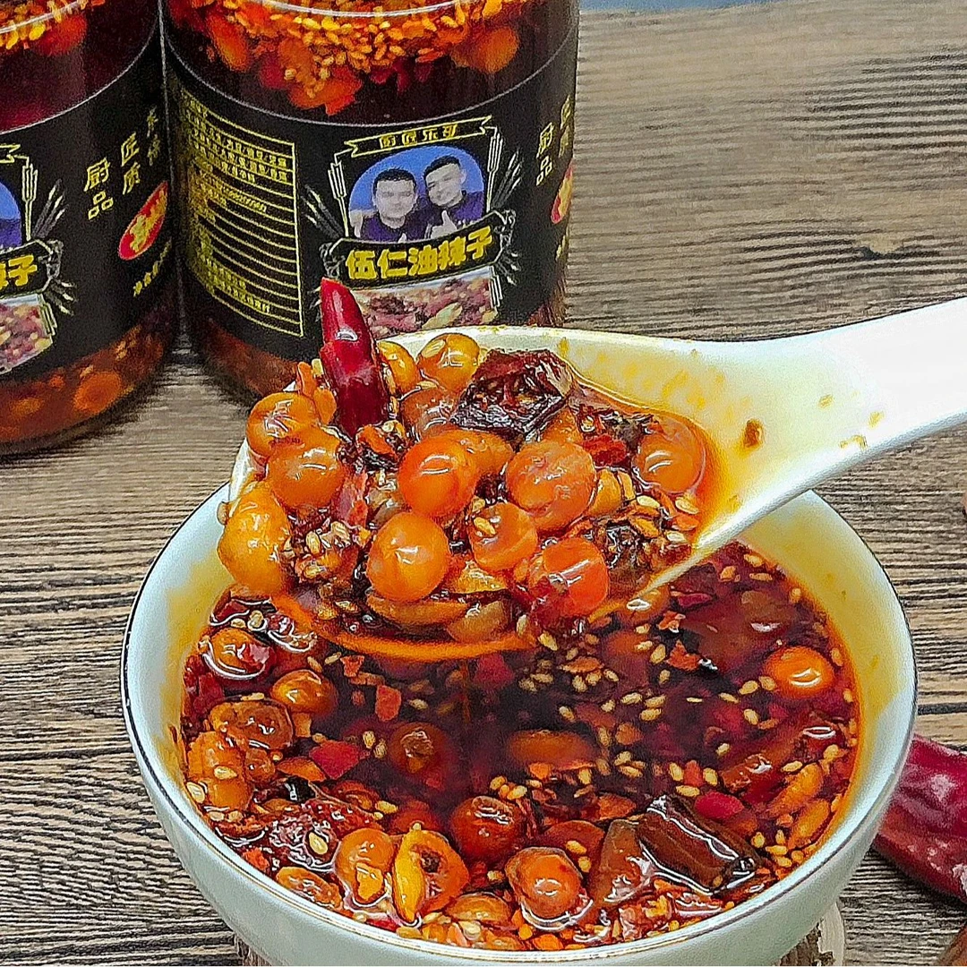 【厨匠东哥】喜鸿福伍仁油辣子240g*3瓶