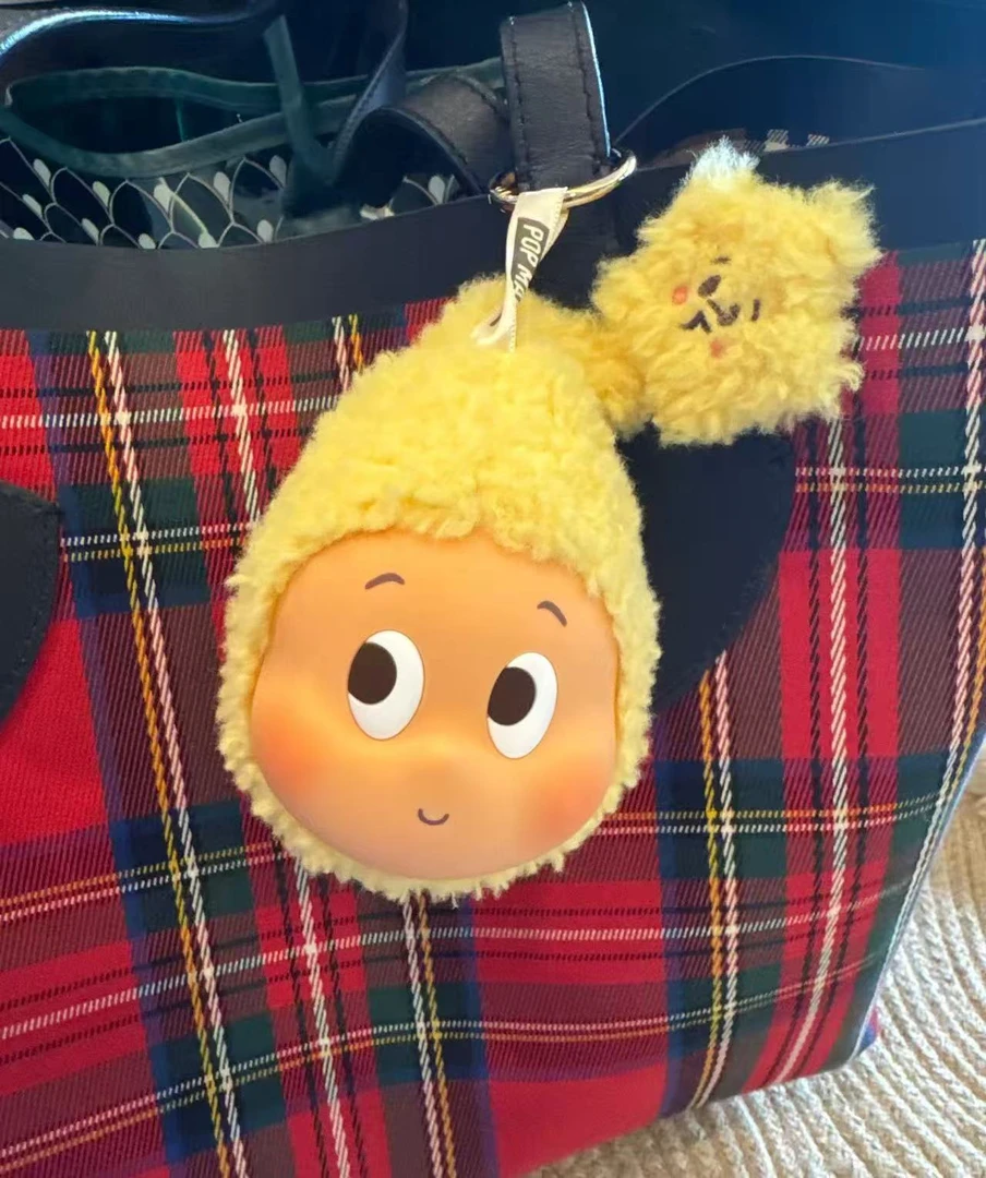 跨境✨人,crybaby蓝牙耳机包毛绒收纳包迷你便携包盲盒