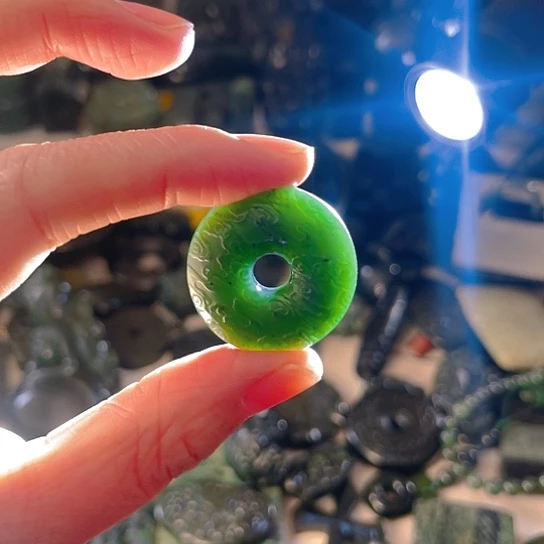 蛇纹石玉手链未镶嵌