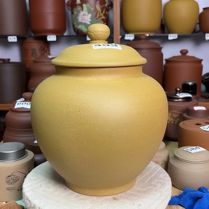 紫砂茶叶罐三斤茶叶罐cl493