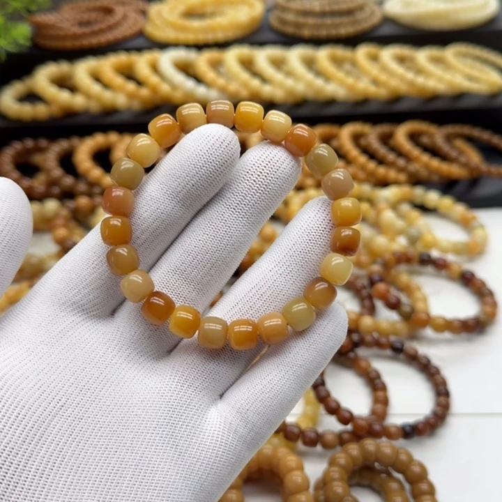 手串菩提根/象牙果9*10鬼工5年