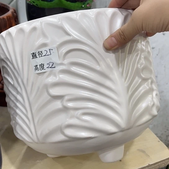 多肉绿植陶瓷花盆9.9包邮，有孔