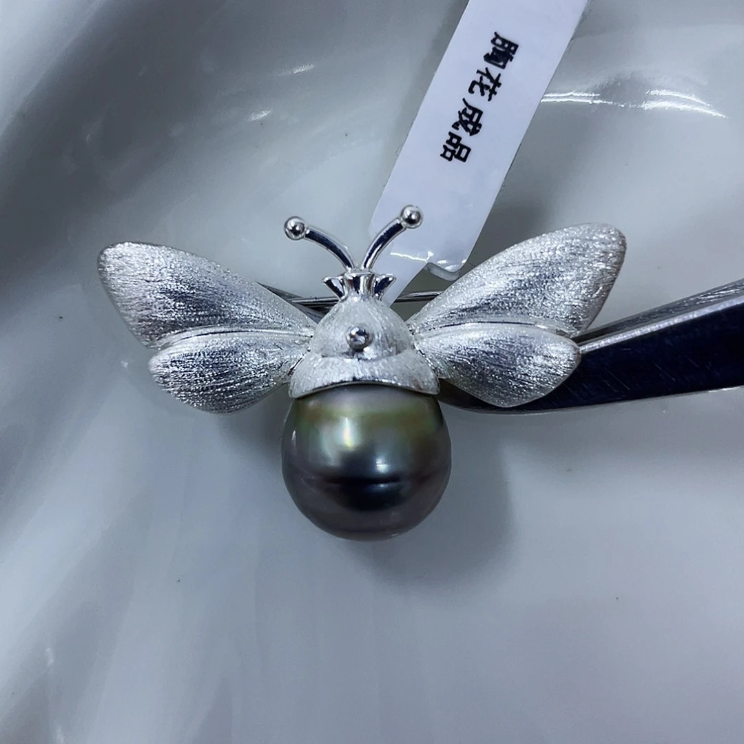 胸针未镶嵌海水珍珠