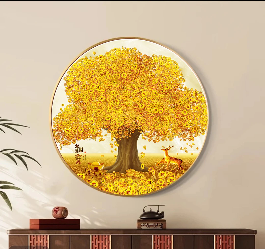 A05黄金树镶钻+五帝钱版