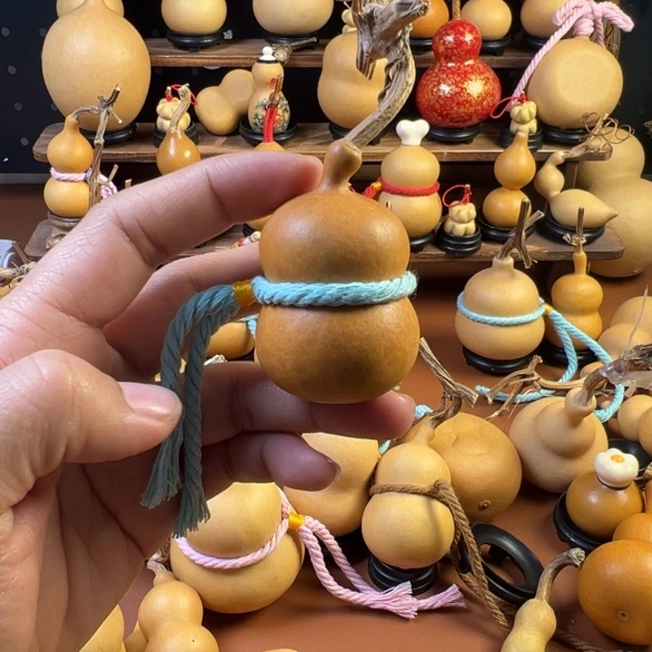 天然葫芦手把件摆件