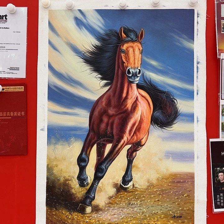 国画画家二郎精品原作
