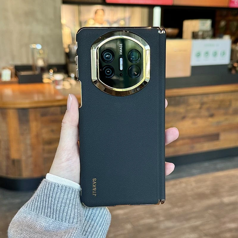 秒变X7镜头适用华为mateX6手机壳matex5新款电镀商品双中轴单后壳