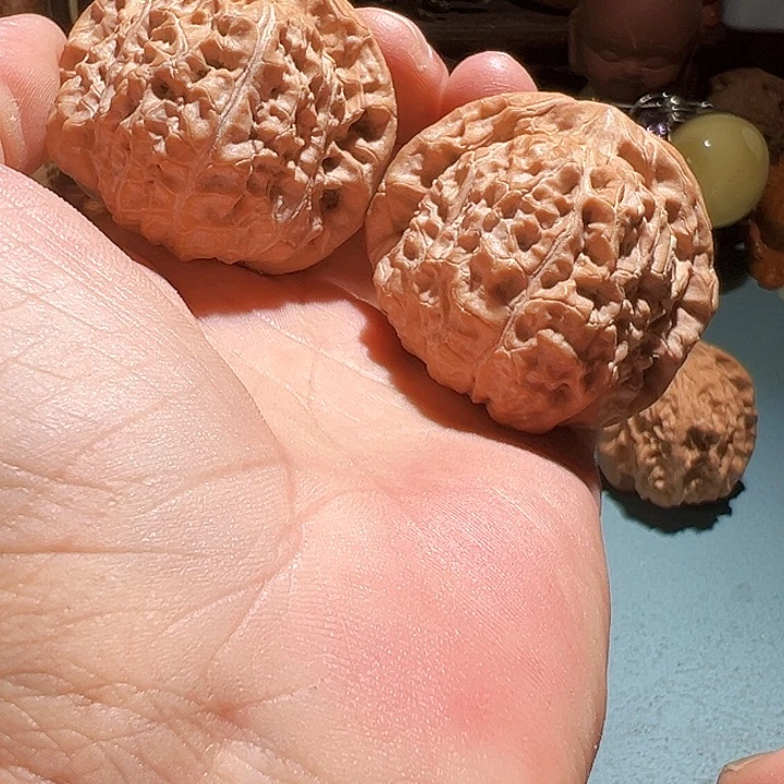 文玩核桃把件南瓜墩46