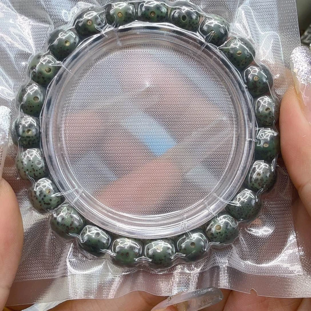 星月菩提手串30王者绿星月菩提10桶单圈