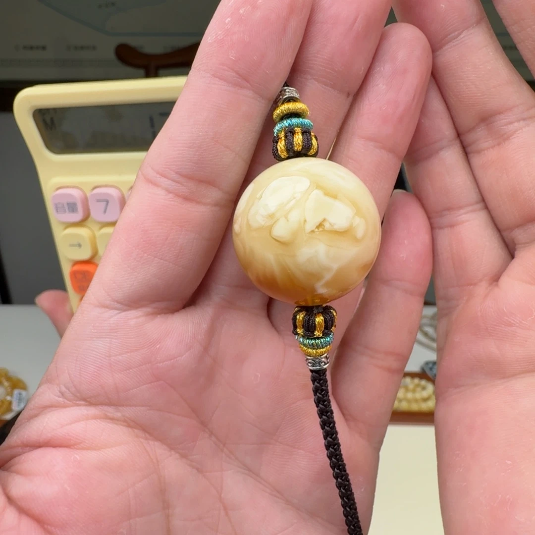 琥珀未镶嵌手链蜜蜡手串