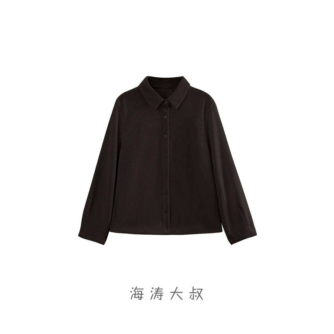 【海涛大叔】「旧书页」C*S同款 标准版型灯芯绒衬衫