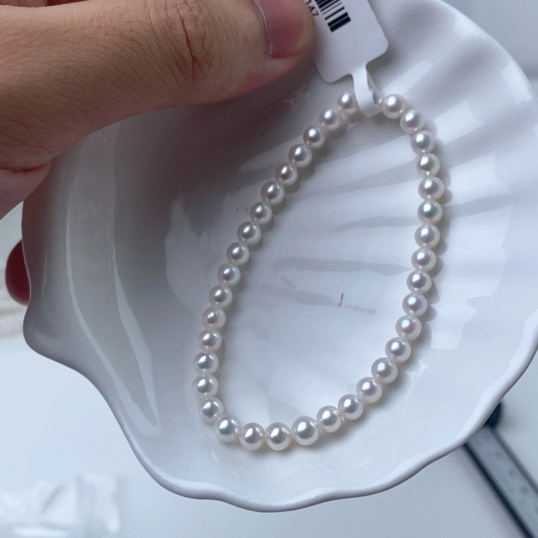 项链银S925镶嵌淡水珍珠103147