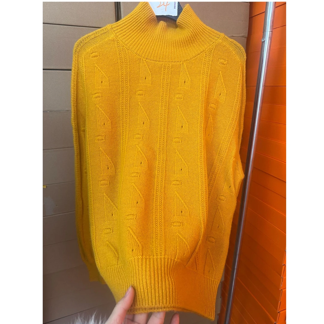 孤品 羊毛衫秋冬新款法式款修身长袖