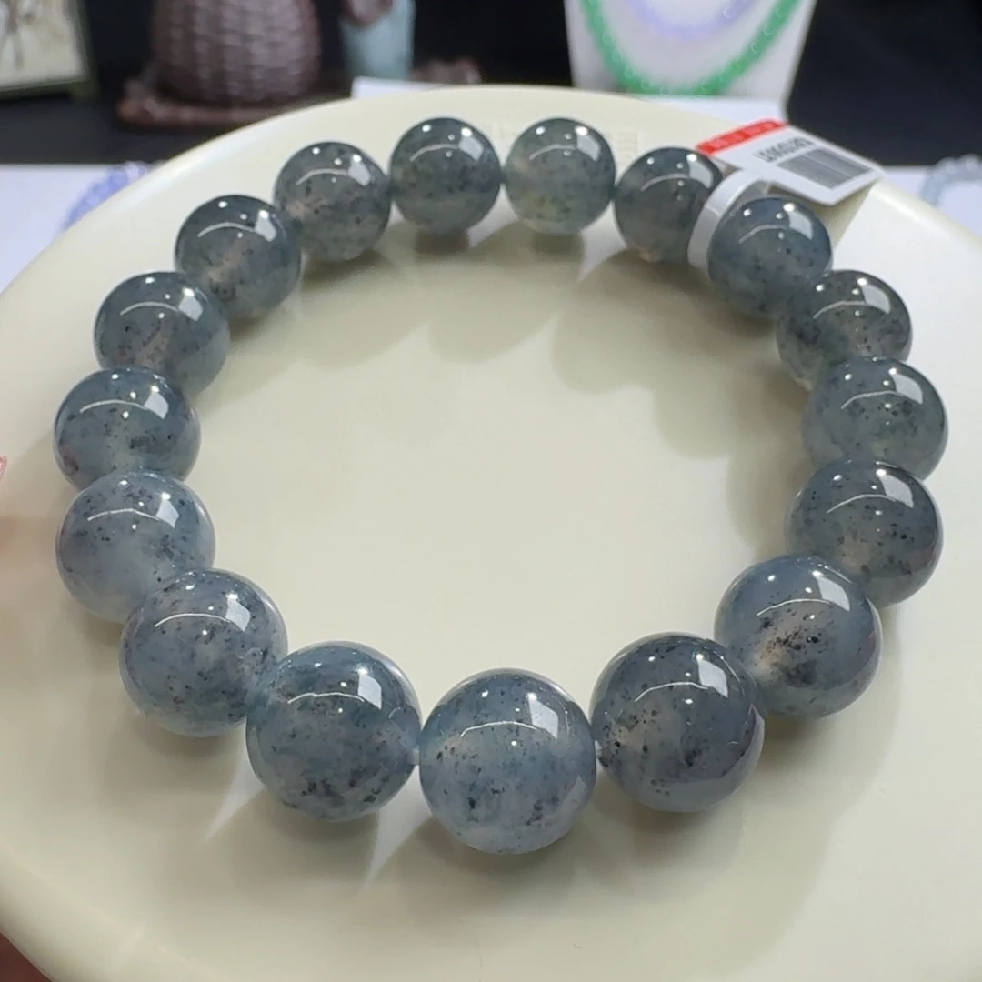 未镶嵌手链翡翠冰乌鸡单圈卡11.6mm