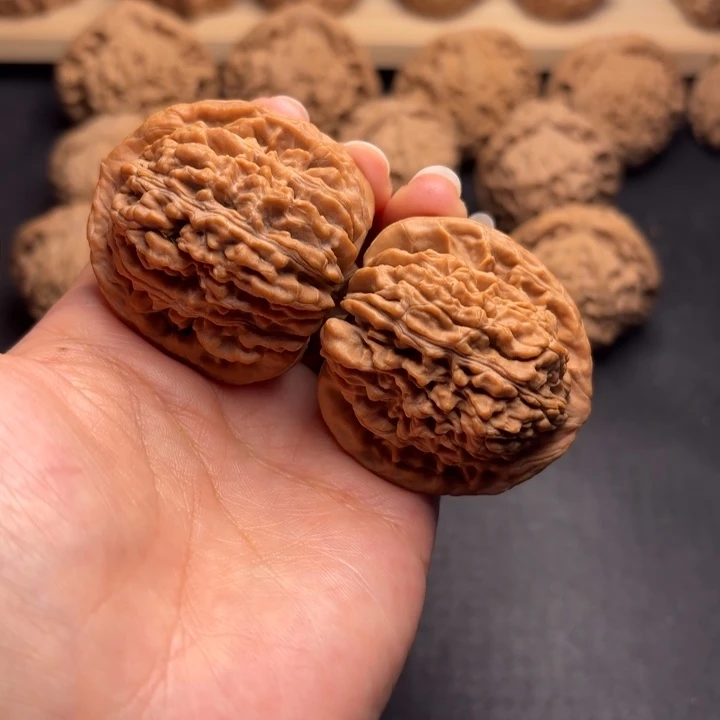 把件文玩核桃42四座楼克重48.4