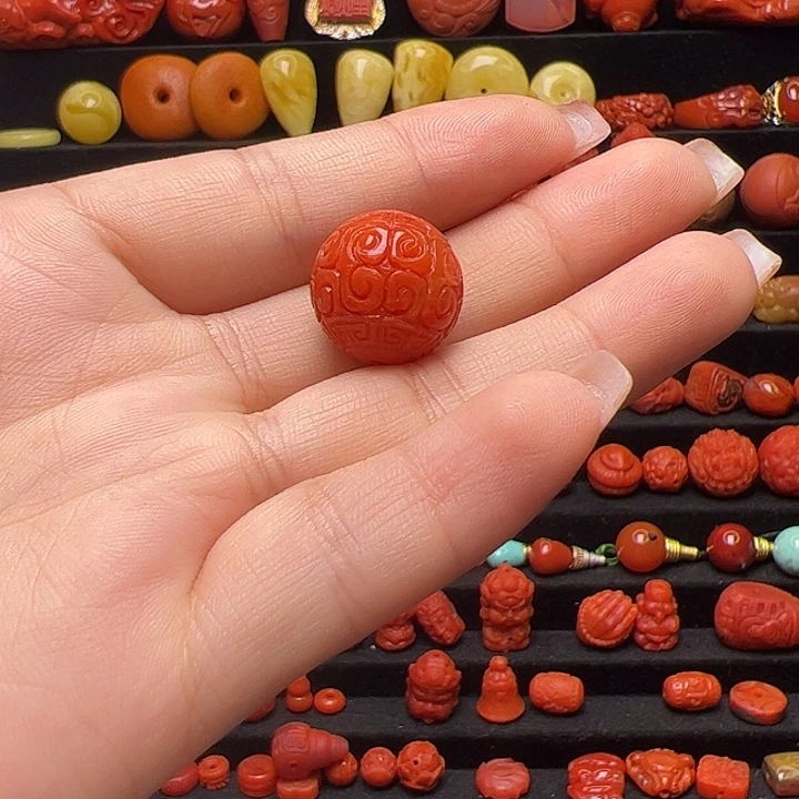 南红玛瑙未镶嵌卡15.7