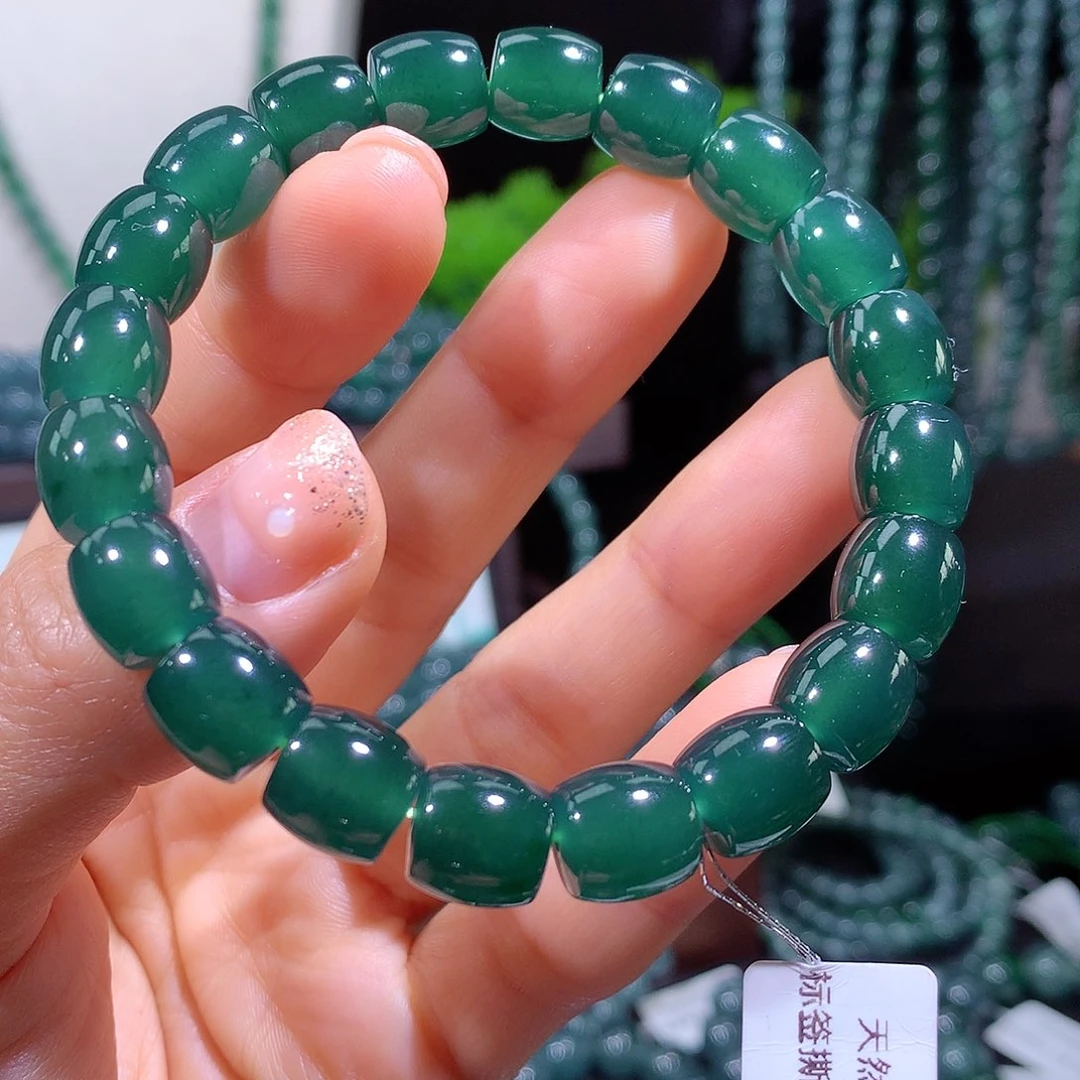 翡翠未镶嵌手链天然a货翡翠手串10mm