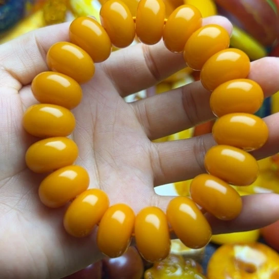 未镶嵌琥珀手链蜜蜡