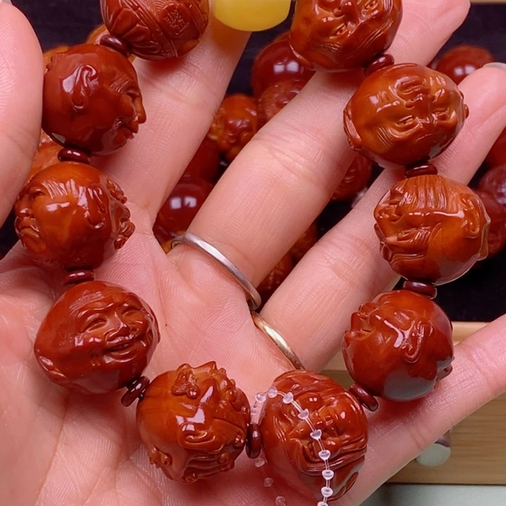 建***行吊坠橄榄核橄榄核手串