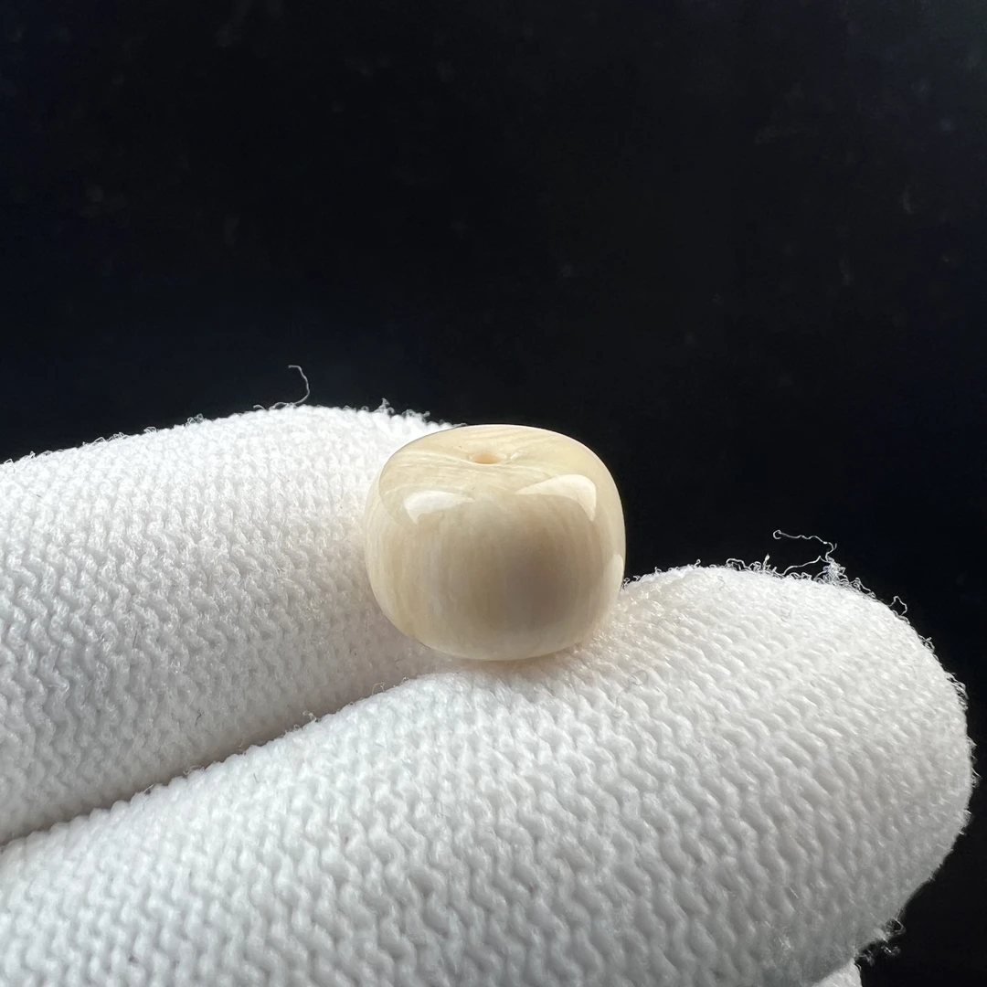 A4183天然猛犸牙扣子12x8.6mm支持鉴定 假一罚四