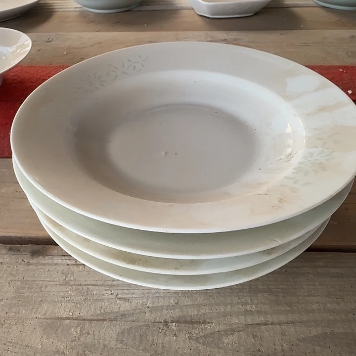 用***7景德镇陶瓷玲珑盘 4 个