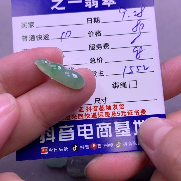颈饰未镶嵌翡翠*️