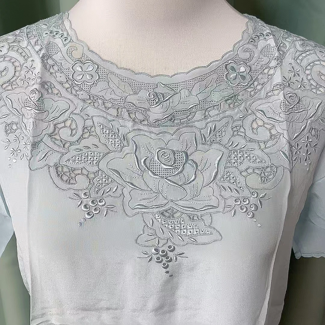 佰年刺绣 老上海真丝绣衣c301-c400直播链接（实物于主播报号对应）