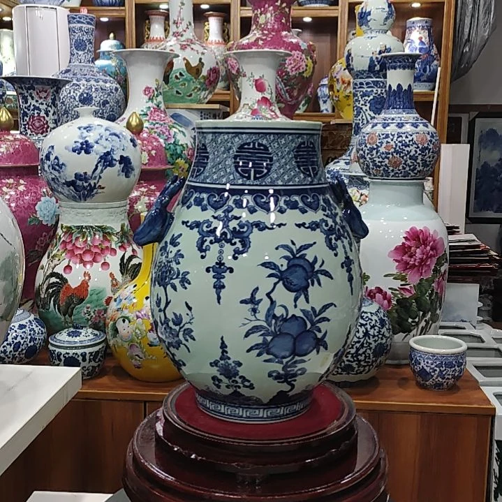 瓷片景德镇陶瓷花瓶子子