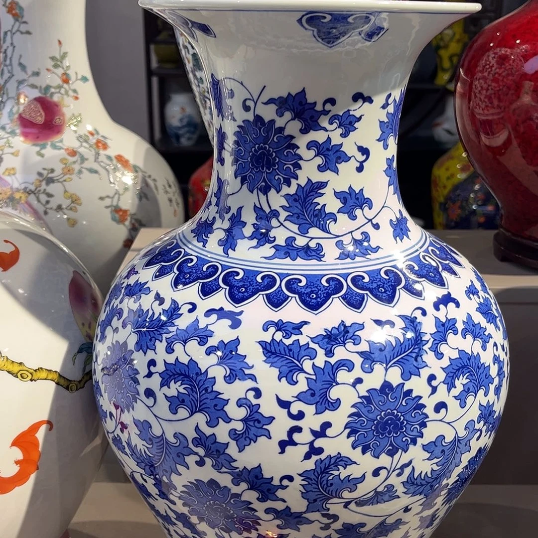 傅***园瓷景德镇陶瓷50公分一对