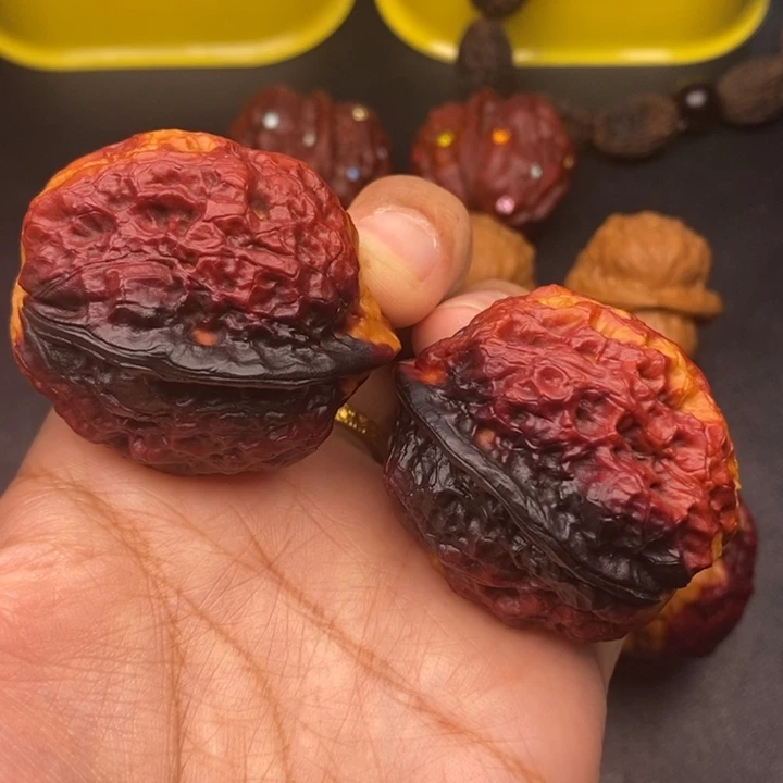 吊坠文玩核桃41尺金蟾王