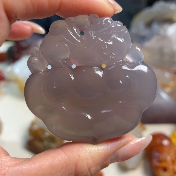 玛瑙/玉髓未镶嵌吊坠(不含链)