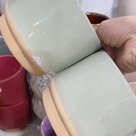 多肉绿植陶瓷花盆9.9包邮，有孔