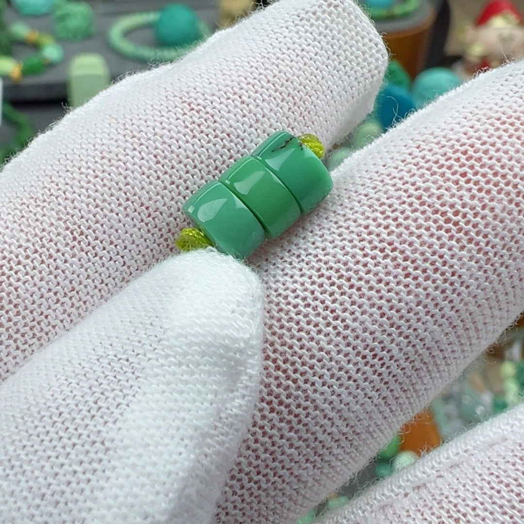 绿松石菜籽黄绿松石Z未镶嵌