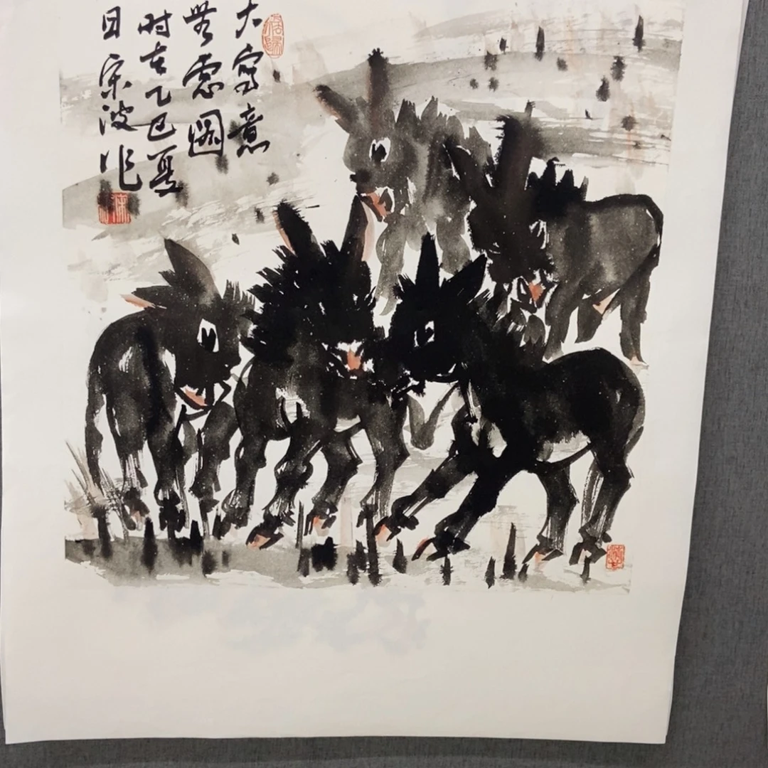 国画21 手寫手繪国画作品