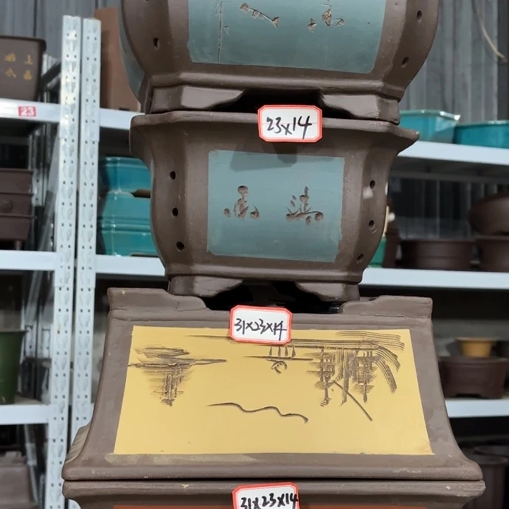 紫砂花盆             100-4