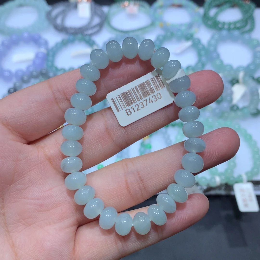 未镶嵌手串翡翠天然