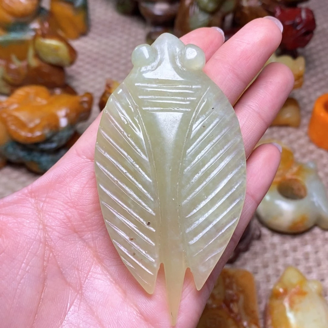 白玉菩提吊坠白玉菩提白玉菩提摆件