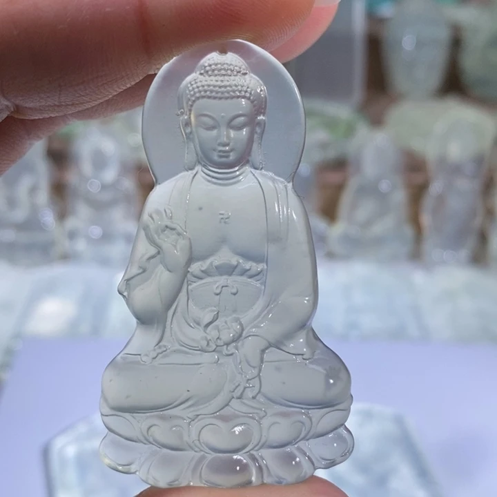 岫玉未镶嵌吊坠吊坠