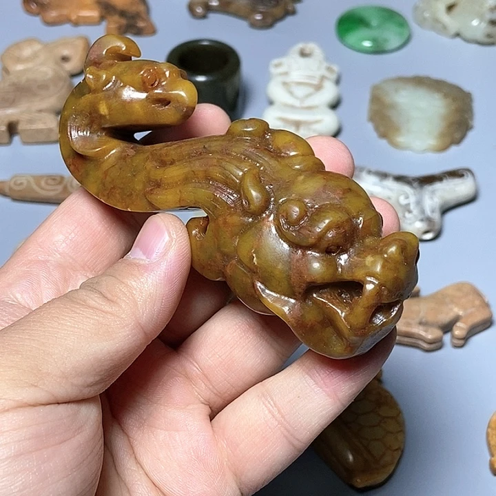 和田玉未镶嵌颈饰91