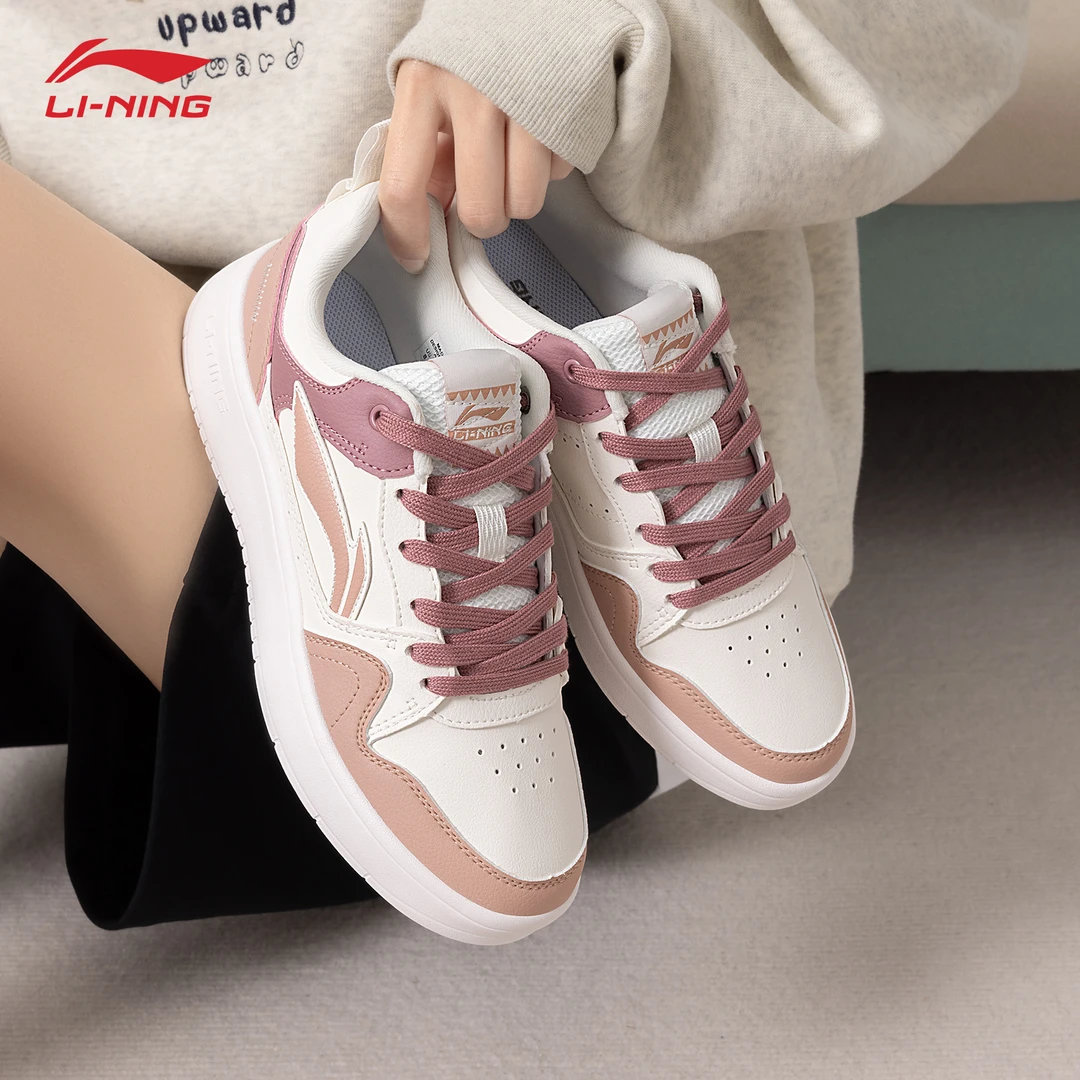 李宁板鞋女行初2.0小白鞋夏季新款百搭轻便学生休闲鞋透气运动鞋