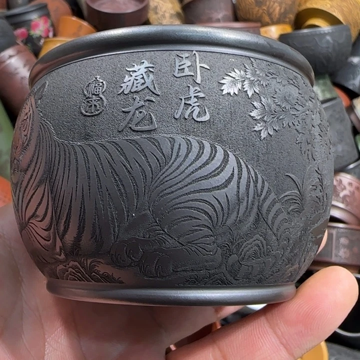 茶杯绿泥全手工制作工艺