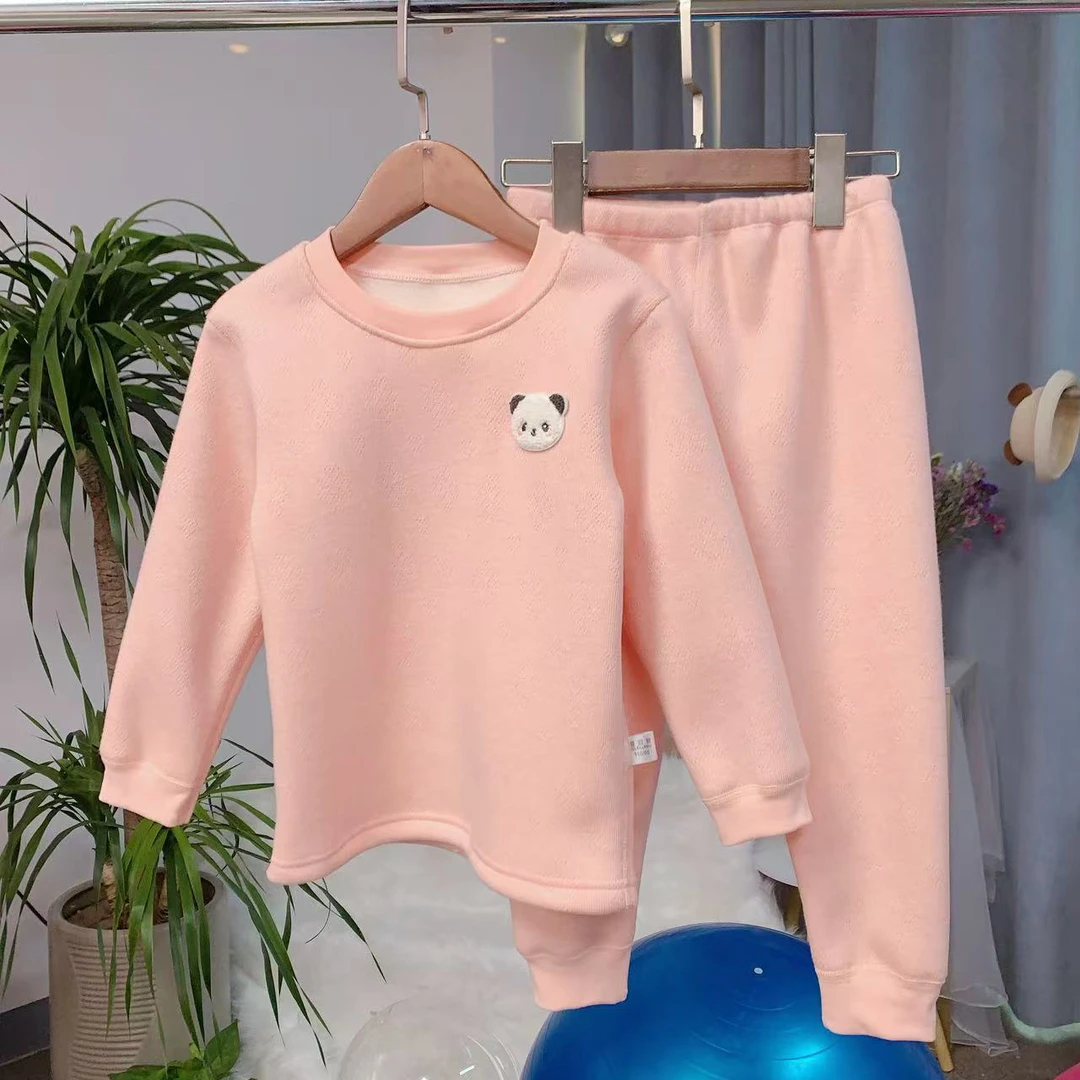 55393/55394逗逗猴不倒绒羊胎绒套装