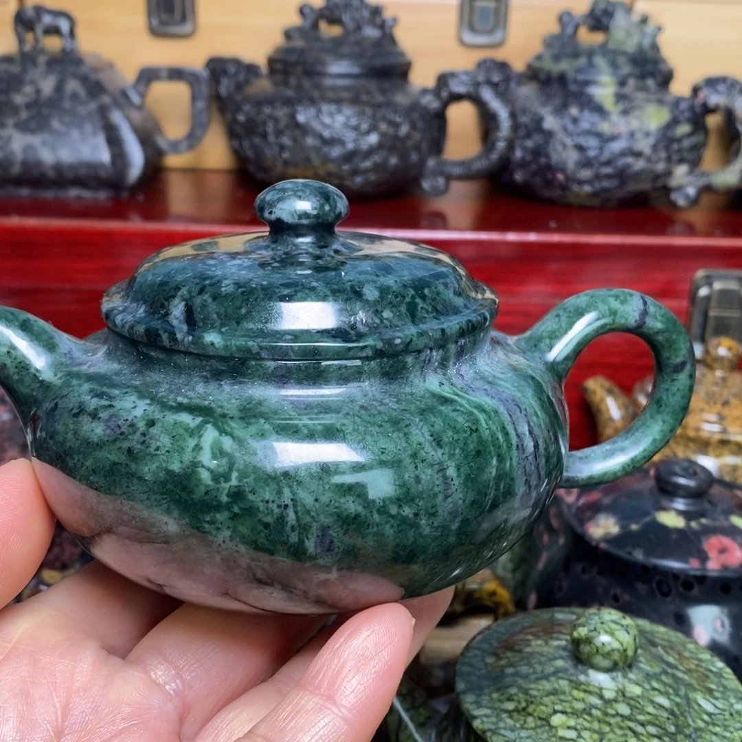 藏玉药王石福利款仿古壶240cc