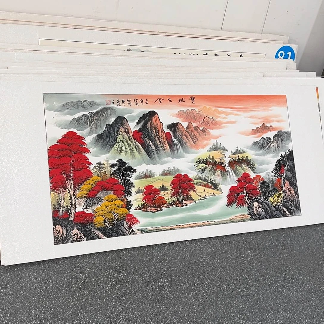 卿***国画手绘保证假一罚万