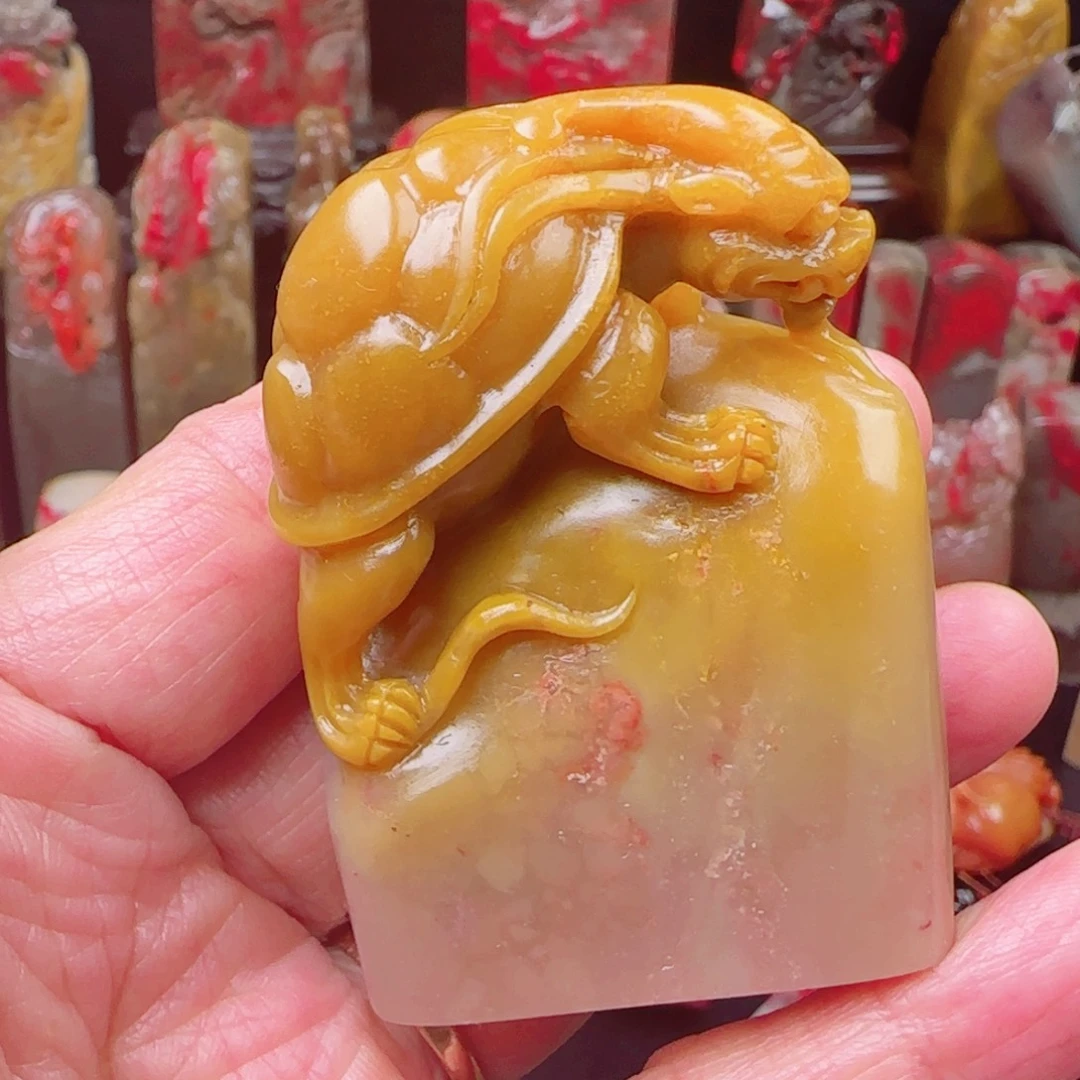 昌化石田黄石印章