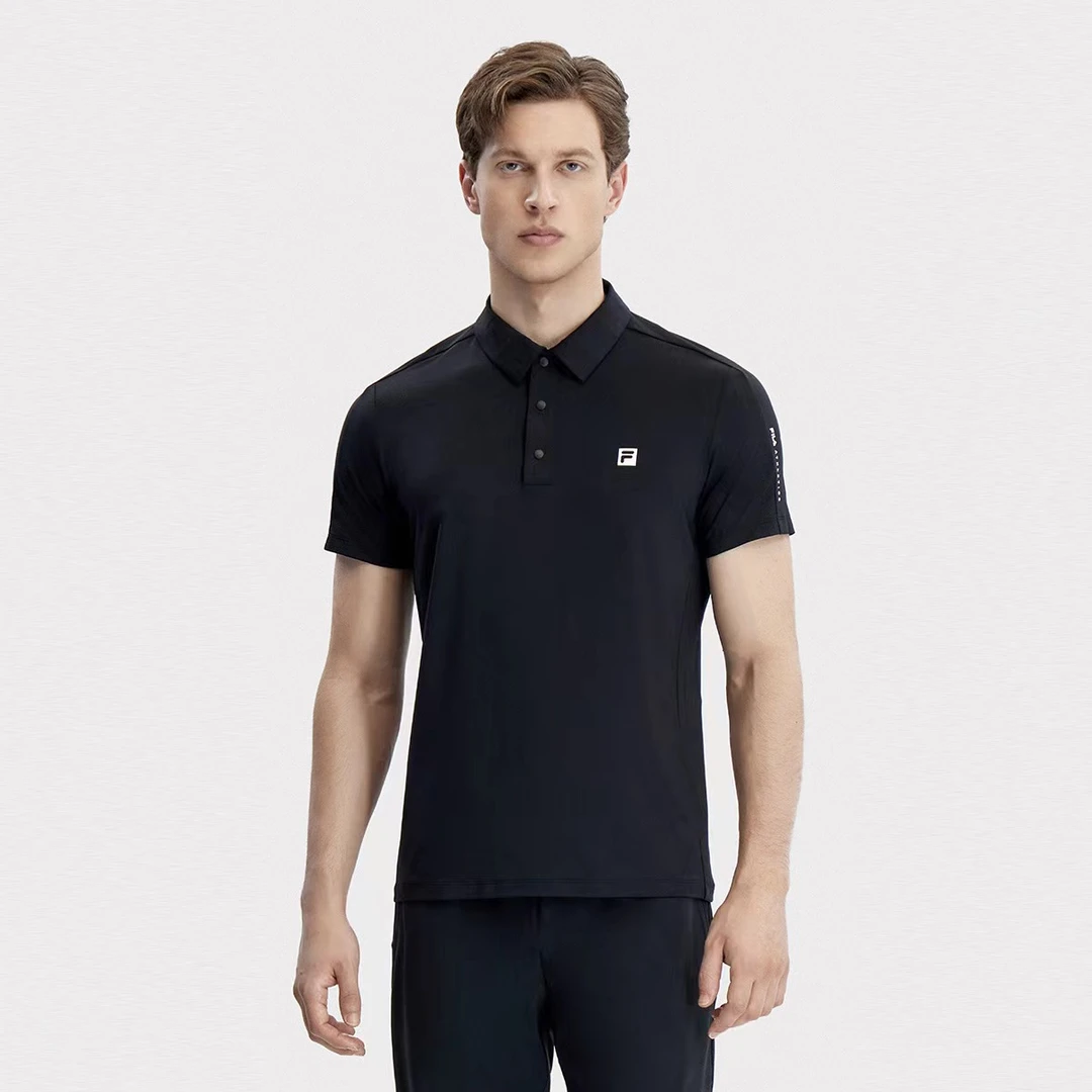 Fila/斐乐男【进口凉感纱防晒POLO衫】度假感高能感运动短袖1117F